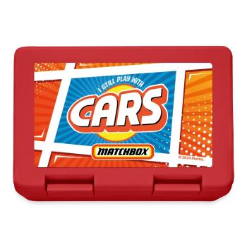 Matchbox™ I Still Play With Cars Und Logo - Brotdose - Rot - Vorne