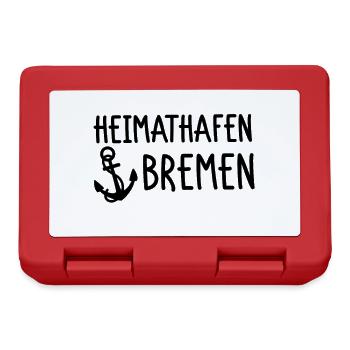 Heimathafen Bremen - Brotdose - Rot - Vorne