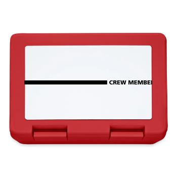 crew member - Lunchbox - red - Front