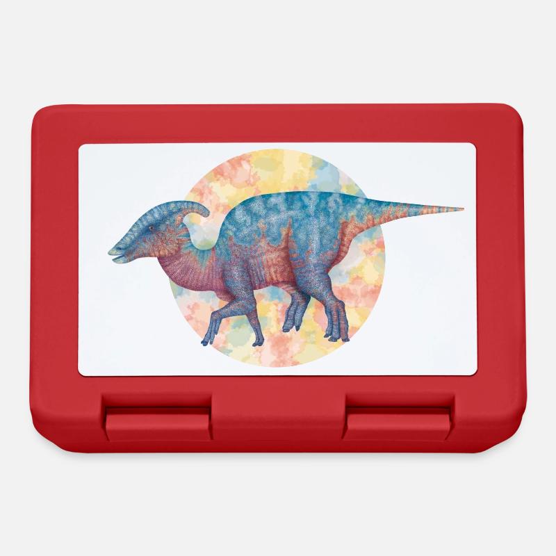Dinosaure canard - Boîte à goûter - rouge
