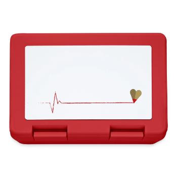 Kreative Heartbeate: Drawing for life - Brotdose - Rot - Vorne