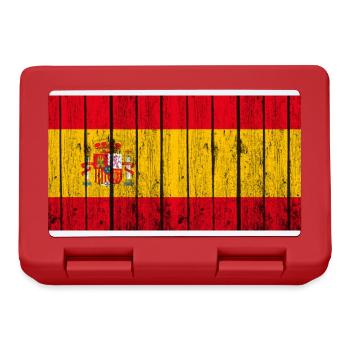 Drapeau de l’Espagne - Boîte à goûter - rouge - Devant