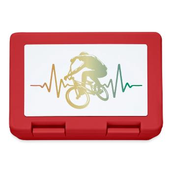Heartbeat BMX Pulse ECG - Lunchbox - red - Front