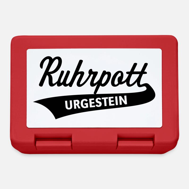 Ruhrpott – Urgestein (Ruhrgebiet Kohlenpott / 1C) - Brotdose - Rot