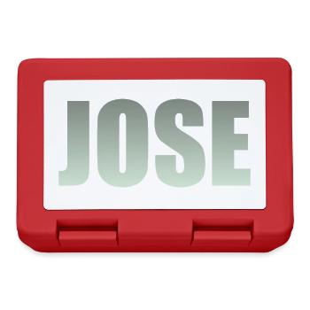 Vorname: Jose in grün - Brotdose - Rot - Vorne