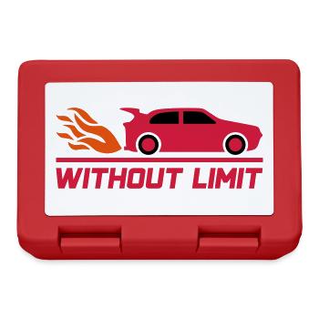 Sans limite (voiture de sport) - Boîte à goûter - rouge - Devant