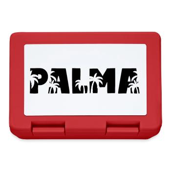 Palma Palmen - Brotdose - Rot - Vorne