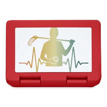 Heartbeat Field Hockey Floorball Hockey - Lunchbox - red - Front