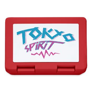 Tokio Spirit Neon-Graffiti - Brotdose - Rot - Vorne