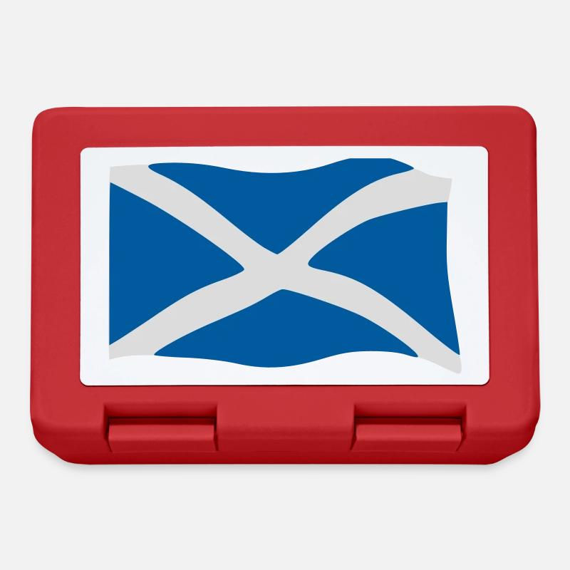 Schottland Fahne - Brotdose - Rot