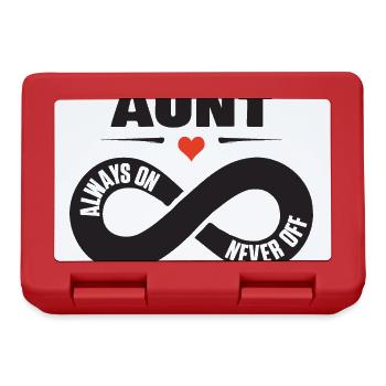 Cadeau pour la chemise Dear Aunt Heart - Boîte à goûter - rouge - Devant