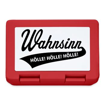 Wahnsinn – Hölle! Hölle! Hölle! (Black) - Brotdose - Rot - Vorne