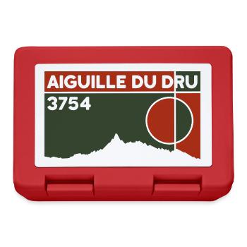 Aiguille Du Dru Mont Blanc Massiv Berg Besteigung - Brotdose - Rot - Vorne