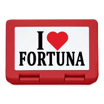 t-shirt I love Fortuna t-shirt gift idea - Lunchbox - red - Front