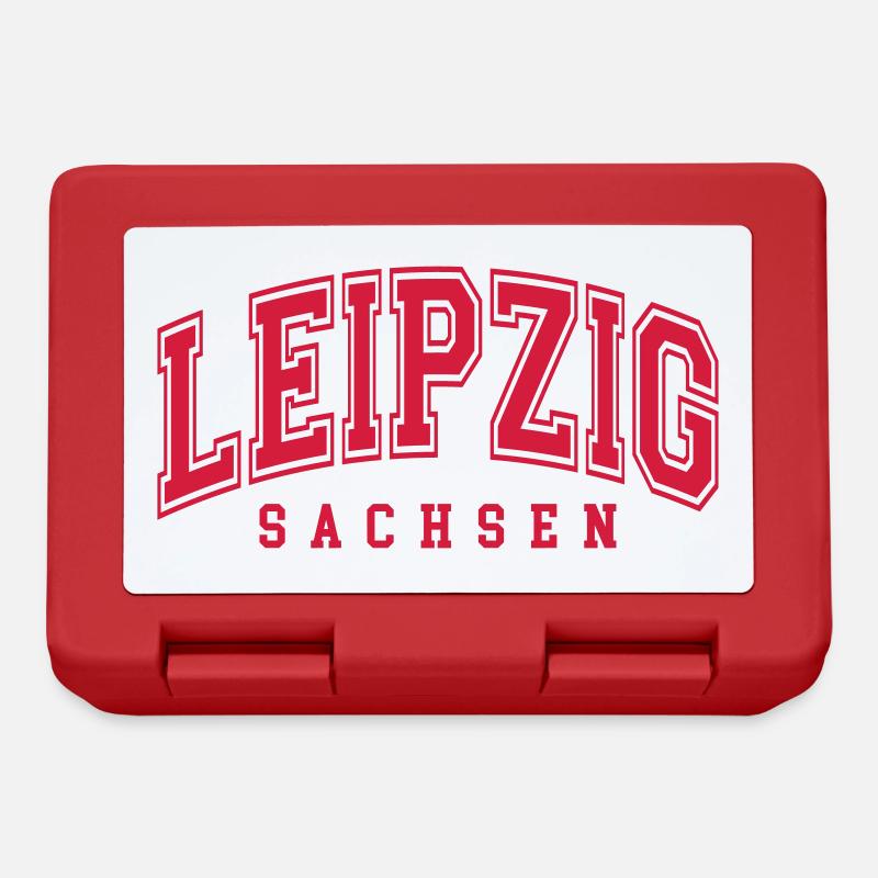 Leipzig - Brotdose - Rot