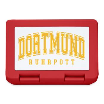 Dortmund - Brotdose - Rot - Vorne