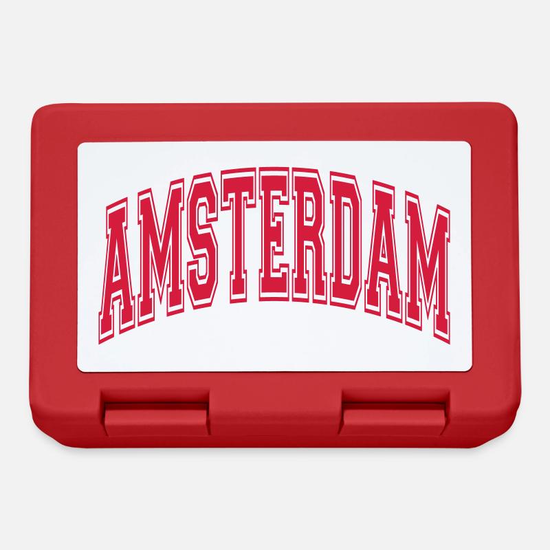 Amsterdam - Brotdose - Rot