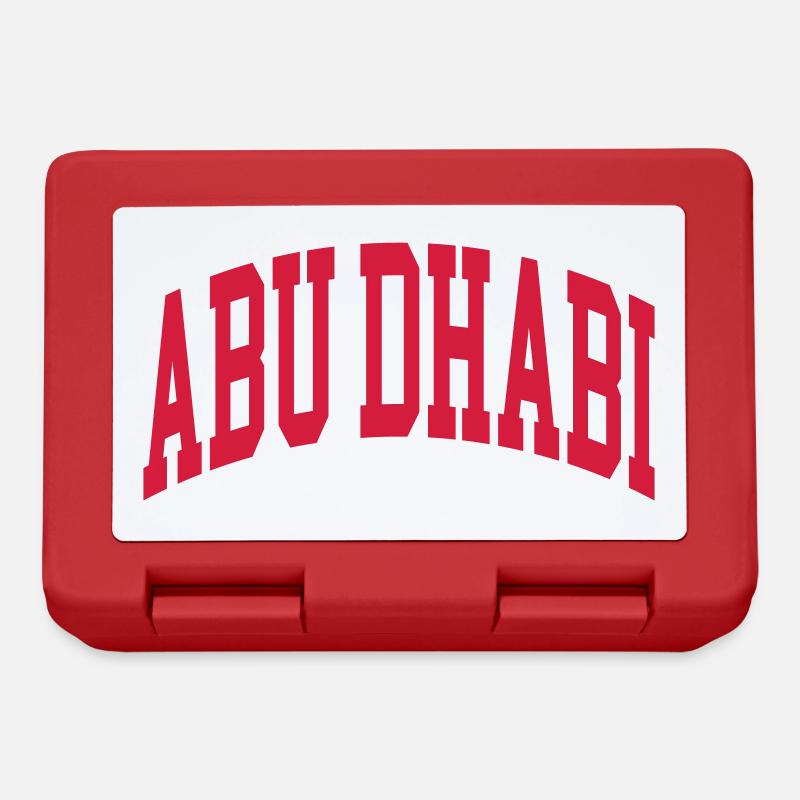 Abou Dhabi - Boîte à goûter - rouge