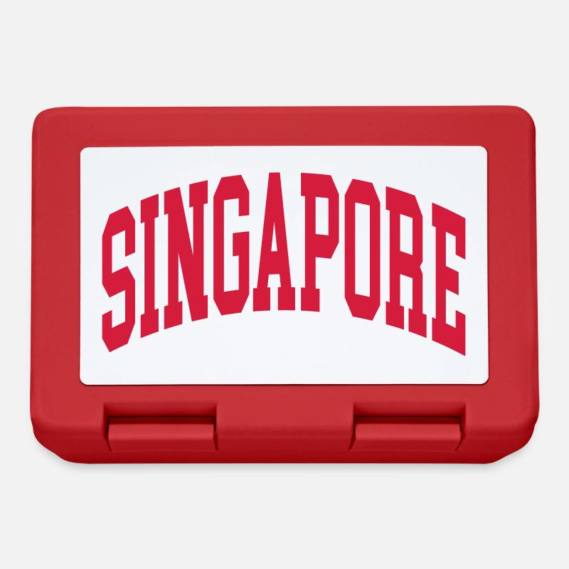 Singapour - Boîte à goûter - rouge