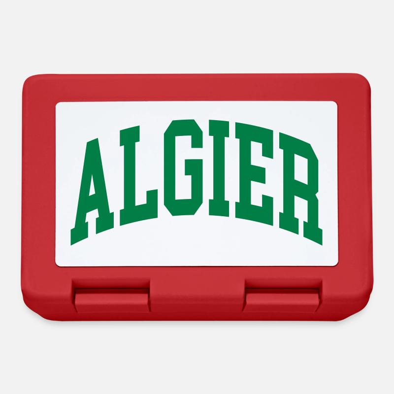 Alger - Boîte à goûter - rouge