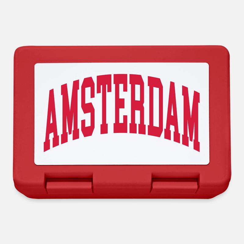 Amsterdam - Brotdose - Rot