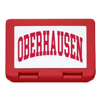 Oberhausen - Brotdose - Rot - Vorne