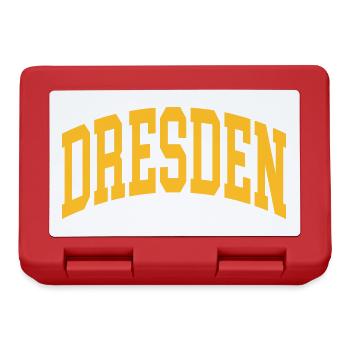 Dresden - Brotdose - Rot - Vorne