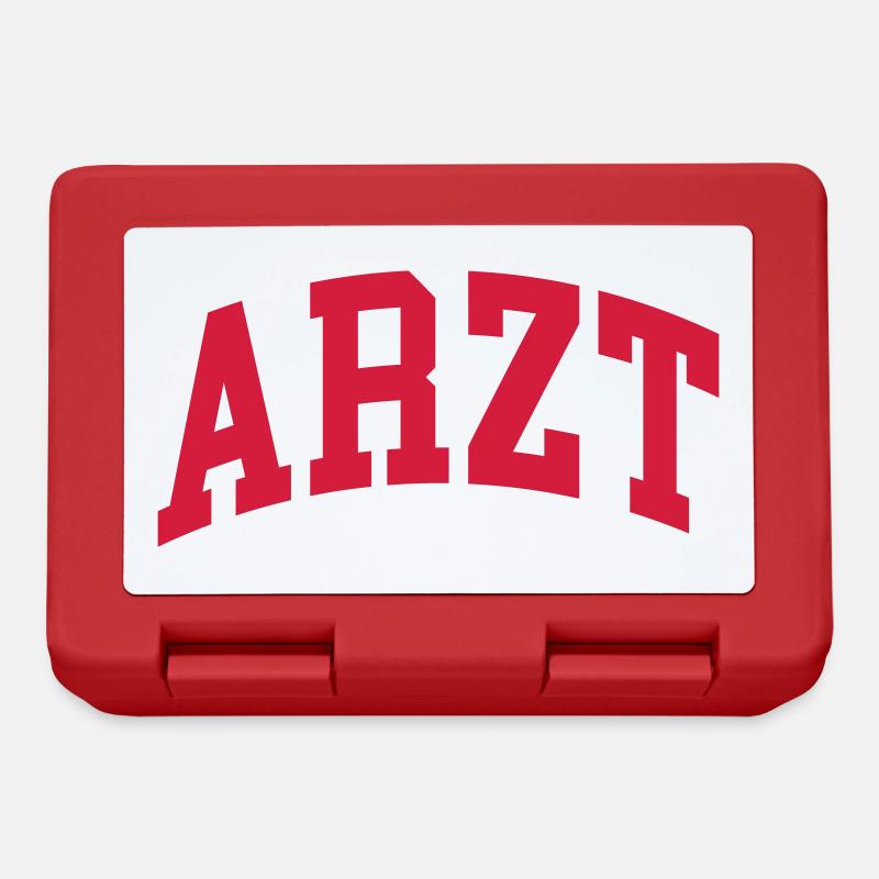 Arzt - Brotdose - Rot