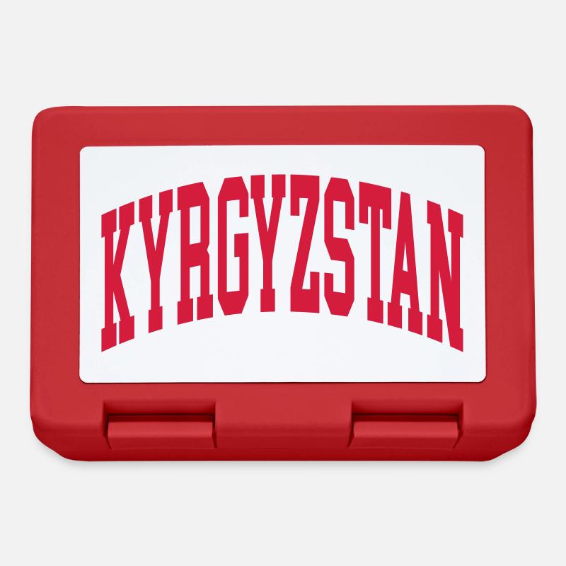 Kyrgyzstan - Lunchbox - red