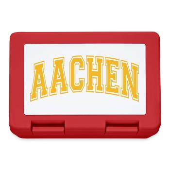 Aachen - Brotdose - Rot - Vorne