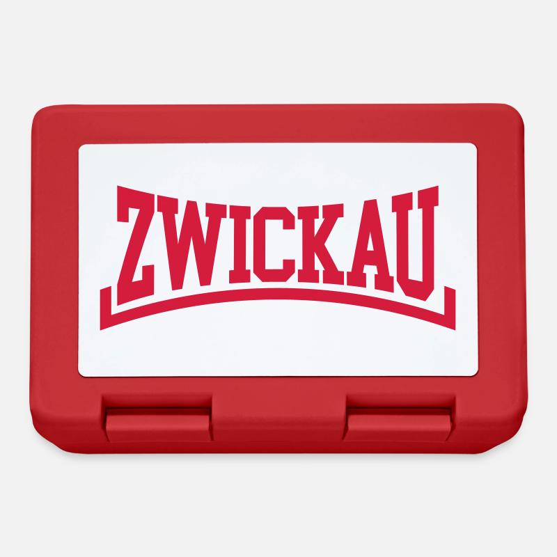Zwickau - Brotdose - Rot