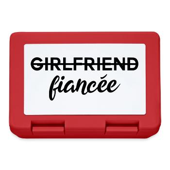 Girlfriend Fiancée Engagement - Boîte à goûter - rouge - Devant