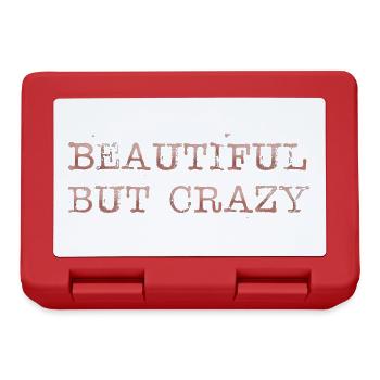 Beautiful but crazy - Brotdose - Rot - Vorne