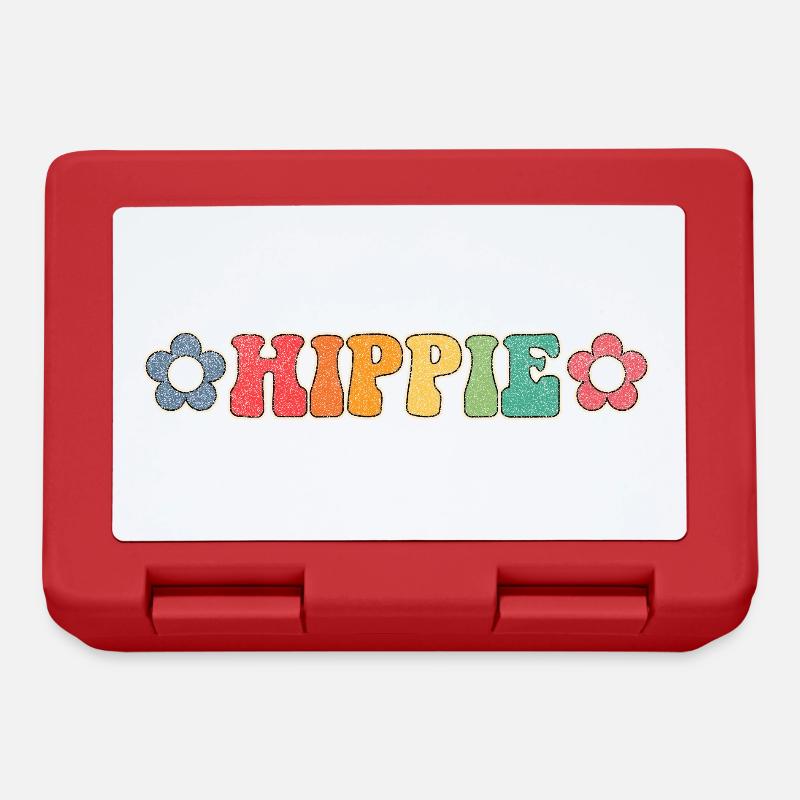 Hippie - Brotdose - Rot