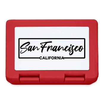 San Francisco California - Brotdose - Rot - Vorne