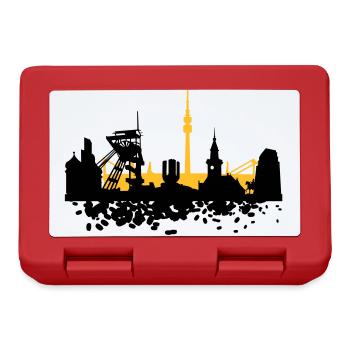 Dortmund Skyline - Boîte à goûter - rouge - Devant
