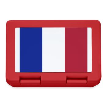 Drapeau de France - Boîte à goûter - rouge - Devant