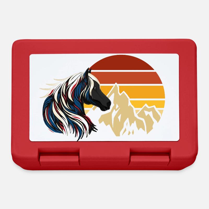 ISI HEAD sun draw - Lunchbox - red