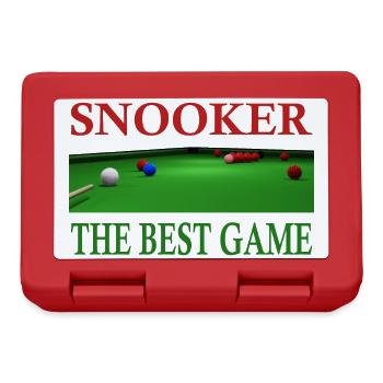 Snooker, Snooker Masters, Billiards - Lunchbox - red - Front