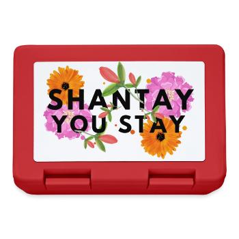 Shantay you stay - Floral - Lunchbox - red - Front