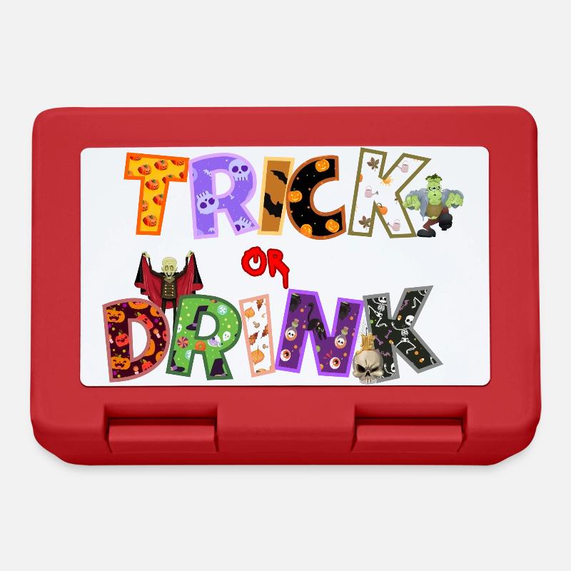 Trick or Drink - Boîte à goûter - rouge
