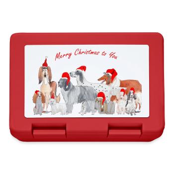 Christmas Dogs - Christmas Dogs 3 - Lunchbox - red - Front