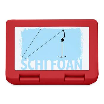 Ankerlift | Ski Foan, Ski, Sports d’hiver, Forfaits de ski - Boîte à goûter - rouge - Devant