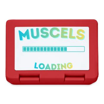 Muscle Loading Bar Graph - Lunchbox - red - Front