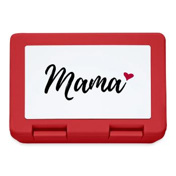 Maman maman maman maman - Boîte à goûter - rouge - Devant