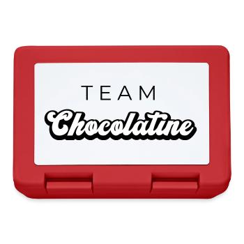 TEAM CHOCOLATINE v2 - Boîte à goûter - rouge - Devant