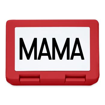 MAMA - Brotdose - Rot - Vorne