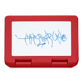 Blue Artistic Karlsruhe Souvenir - Lunchbox - red - Front