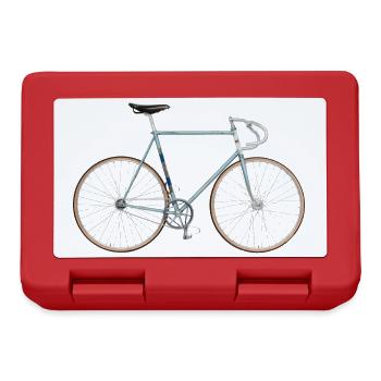 Vélo de piste historique - Boîte à goûter - rouge - Devant
