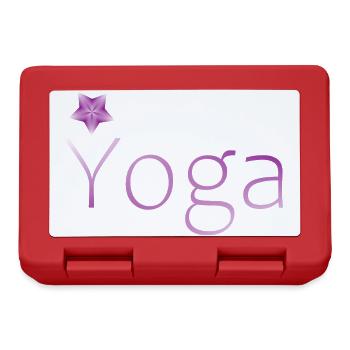 yoga meditation gift idea - Lunchbox - red - Front